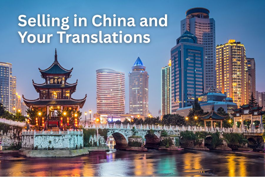 Translations for selling in China